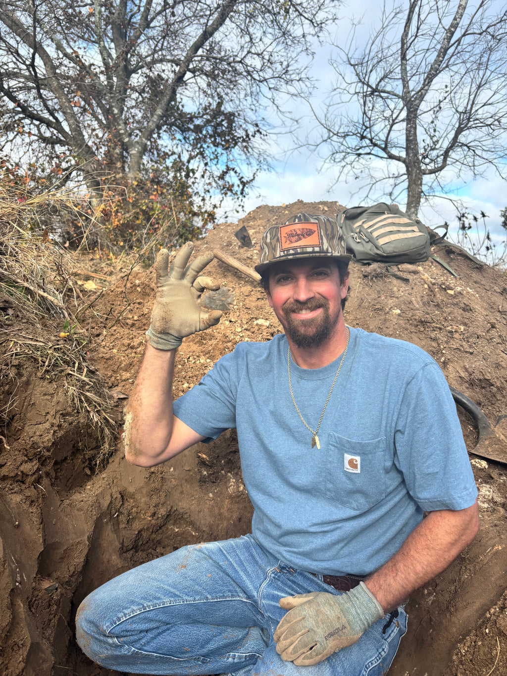 Miles & Co. Camo Rope Hat